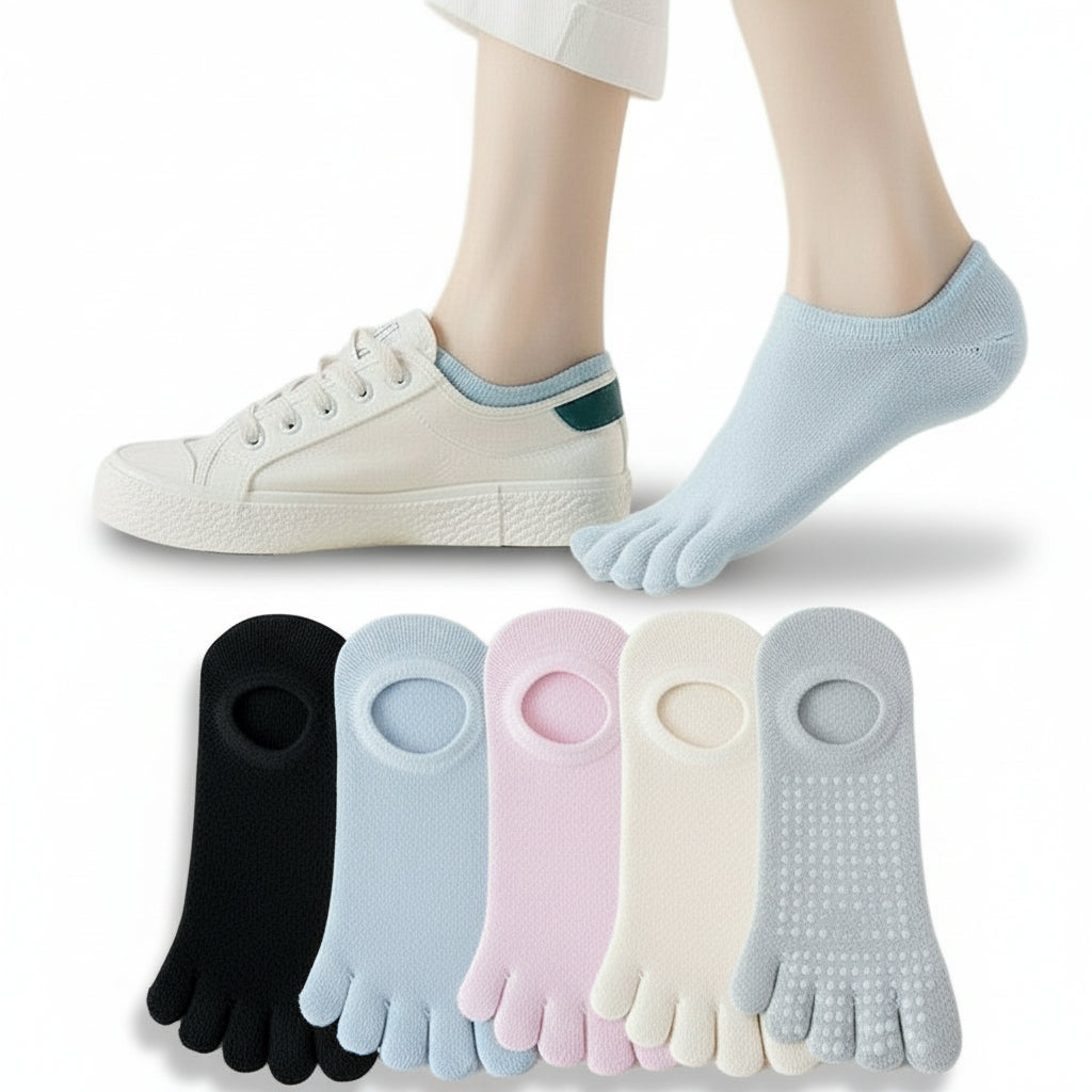 Toe Socks Women's Summer Thin Deodorant